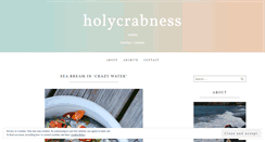 Desktop Screenshot of holycrabness.com